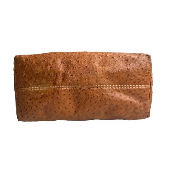 Vintage Dooney & Bourke Ostrich Hobo Bag Purse - Picture 3 of 16